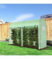 Plant Tomato Growth Greenhouse Double Doors & 4 Windows  3Lx1Wx2Hm