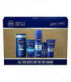 NIVEA MEN Protect & Care, Men's Gift Set with Full-Size Skincare Products 5Piece