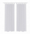 White Sheer Curtain 140 x 175 cm 2 pcs