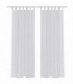 White Sheer Curtain 140 x 225 cm 2 pcs