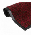 Dust Control Mat Rectangular Tufted 80x120 cm Red