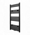 Black Bathroom Central Heating Towel Rail Radiator 500x1160mm