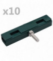 Garden U Mat Connector 10 Sets Green