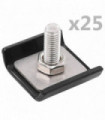 Grid Mat Connector 25 Sets Anthracite