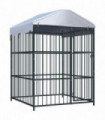 Outdoor Dog Kennel with Roof 150x150x210 cm