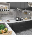 Self-adhesive Furniture Film Black 500x90 cm PVC