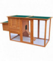 Outdoor Chicken Cage Hen House with 1 Egg Cage Wood