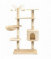 Cat Tree with Sisal Scratching Posts 125 cm Beige