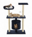 Cat Tree with Sisal Scratching Posts 95 cm Dark Blue