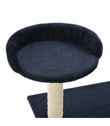 Cat Tree with Sisal Scratching Posts 95 cm Dark Blue