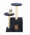 Cat Tree with Sisal Scratching Posts 60 cm Dark Blue