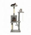 vidaXL Cat Tree with Sisal Scratching Posts 120 cm Grey