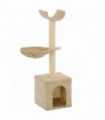 Cat Tree with Sisal Scratching Posts 105 cm Beige