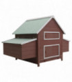 Chicken Coop Brown 157x97x110 cm Wood