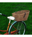 Bike Rear Basket with Cover 55x31x36 cm Natural Willow