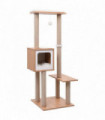 Cat Tree with Sisal Scratching Mat 129 cm - White