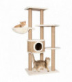 vidaXL Cat Tree with Scratching Post 126cm Seagrass