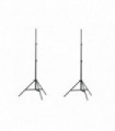 Light Stands 2 pcs Height 78-210 cm