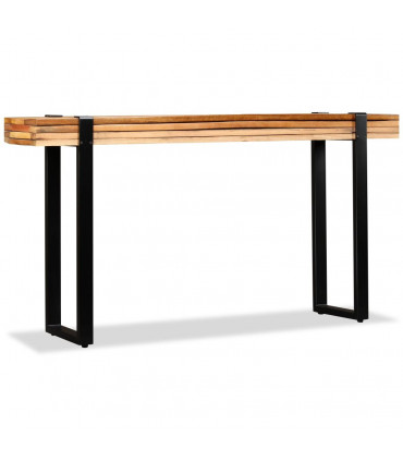 Console Table Solid Reclaimed Wood Adjustable
