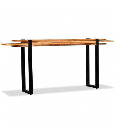 Console Table Solid Reclaimed Wood Adjustable