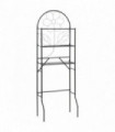 Toilet Rack Black 60x33x174 cm