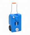 Wheeled Water Tank for Camping 25 L Blue