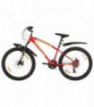 Mountain Bike 21 Speed 26 inch Wheel 36 cm Red