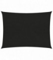 Sunshade Sail 160 g/m² Black 3x4 m HDPE