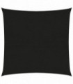 Sunshade Sail 160 g/m² Black 2.5x3 m HDPE