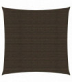 Sunshade Sail 160 g/m² Brown 3.6x3.6 m HDPE