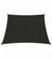 Sunshade Sail 160 g/m² Black 3/4x2 m HDPE