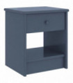 Bedside Cabinet Light Grey 35x30x40 cm Solid Pinewood