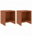 Bedside Cabinets 2 pcs Honey Brown 35x30x40 cm Solid Pinewood