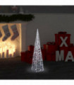 Acrylic Decorative LED Light Cone Cold White 60 cm