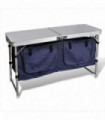 Foldable Camping Cupboard with Aluminium Frame