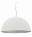 vidaXL Pendant Lamp White and Silver Ø50 cm E27