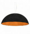 Pendant Lamp Black and Gold Ø70 cm E27