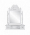 Vanity Makeup Table with Rectangular Swing Mirror MDF