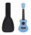 Soprano Ukulele Set with Bag for Kids Baby Blue 21"