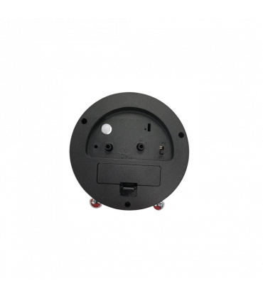 Alarm Clock Amplus White Round Analogue Alarm Clock 8.55 cm x 13.1328 cm x 2 cm