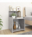 vidaXL Bed Cabinet Concrete Grey 40x35x60 cm Engineered Wood