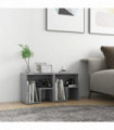 Bed Cabinets 2 pcs Concrete Grey 40x30x40 cm Engineered Wood