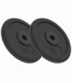 Weight Plates 2 pcs 2x10 kg Cast Iron