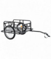 Bike Cargo Trailer 130x73x48.5 cm Steel Black