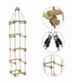 Kids Rope Ladder 200 cm Wood