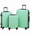 Hardcase Trolley Set 3 pcs Mint ABS