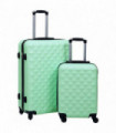 vidaXL Hardcase Trolley Set 2 pcs Mint ABS