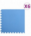 Floor Mats 6 pcs 2.16 ㎡ EVA Foam Blue