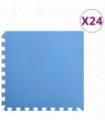 Floor Mats 24 pcs 8.64 ㎡ EVA Foam Blue