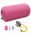 Inflatable Gymnastic Roll with Pump 120x75 cm PVC Pink